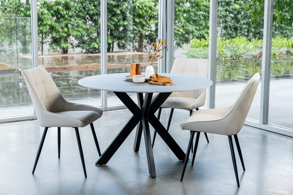 Venezia Round Dining Table Bulgarian Grey