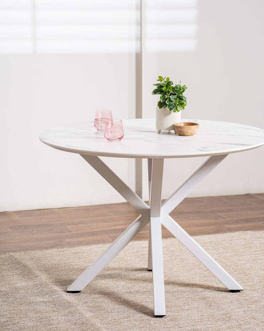 Maison Dining Table White Marble