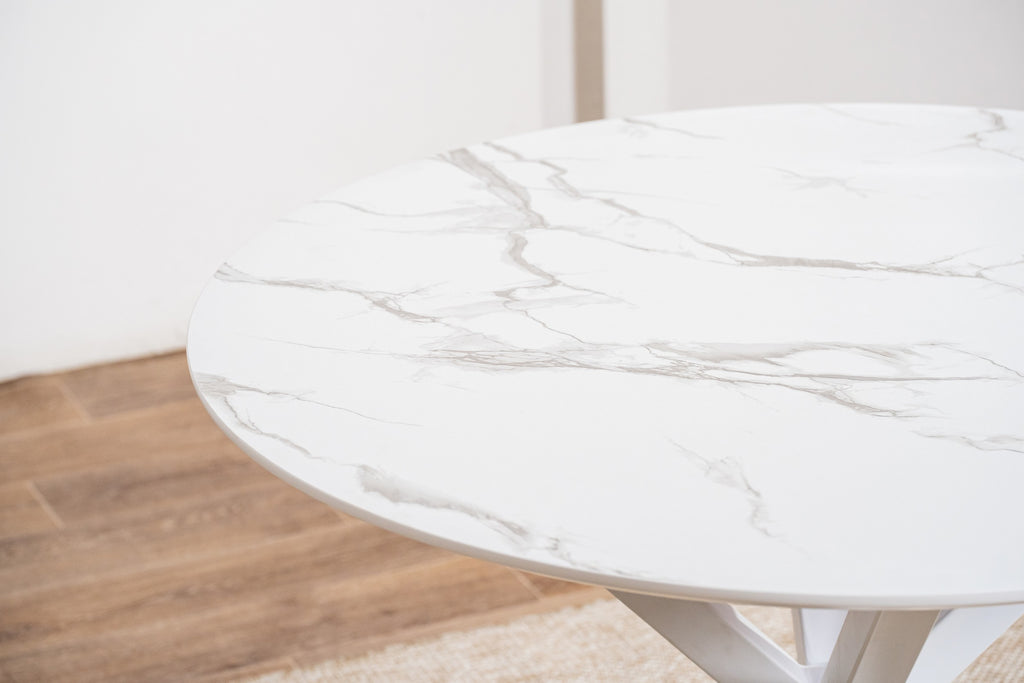 Maison Dining Table White Marble