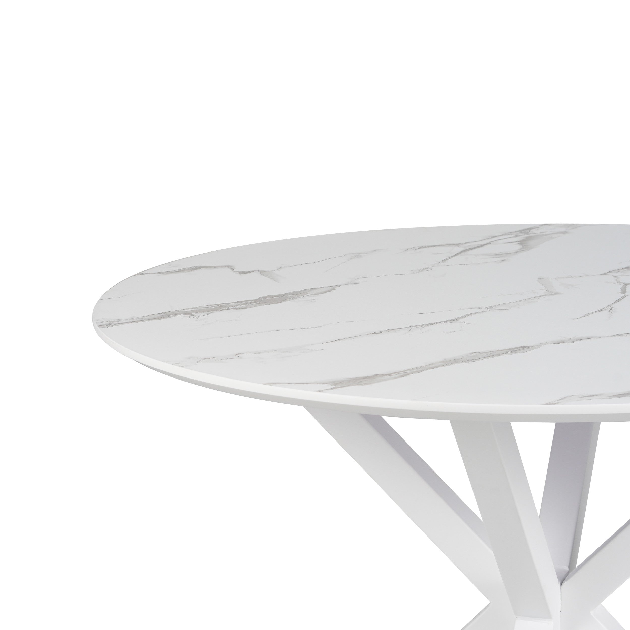 Maison Dining Table White Marble