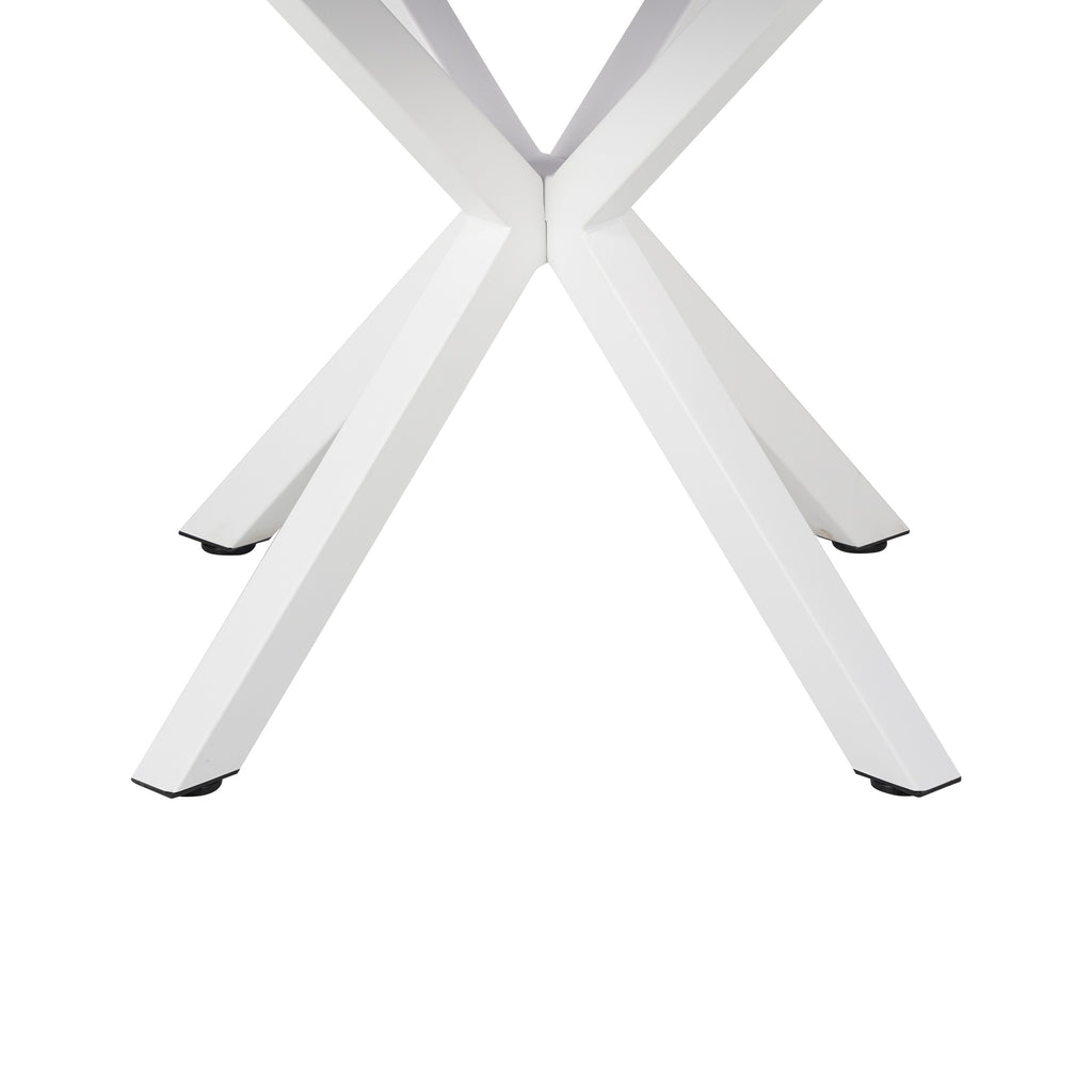 Maison Dining Table White Marble