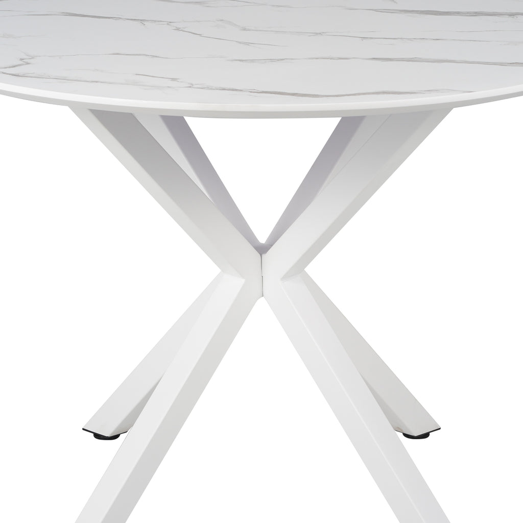 Maison Dining Table White Marble