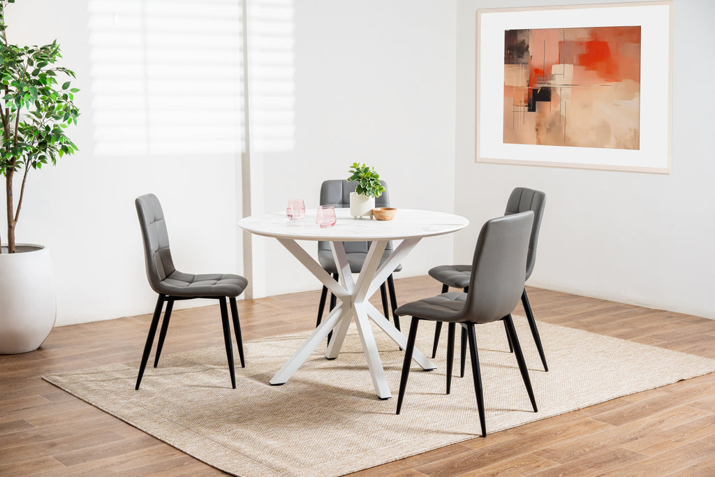 Javero Dining Chair Charcoal (Set of 2)