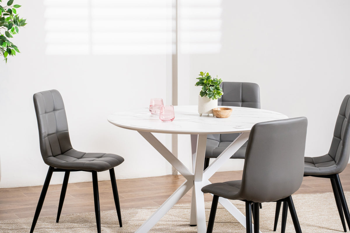 Javero Dining Chair Charcoal (Set of 4)