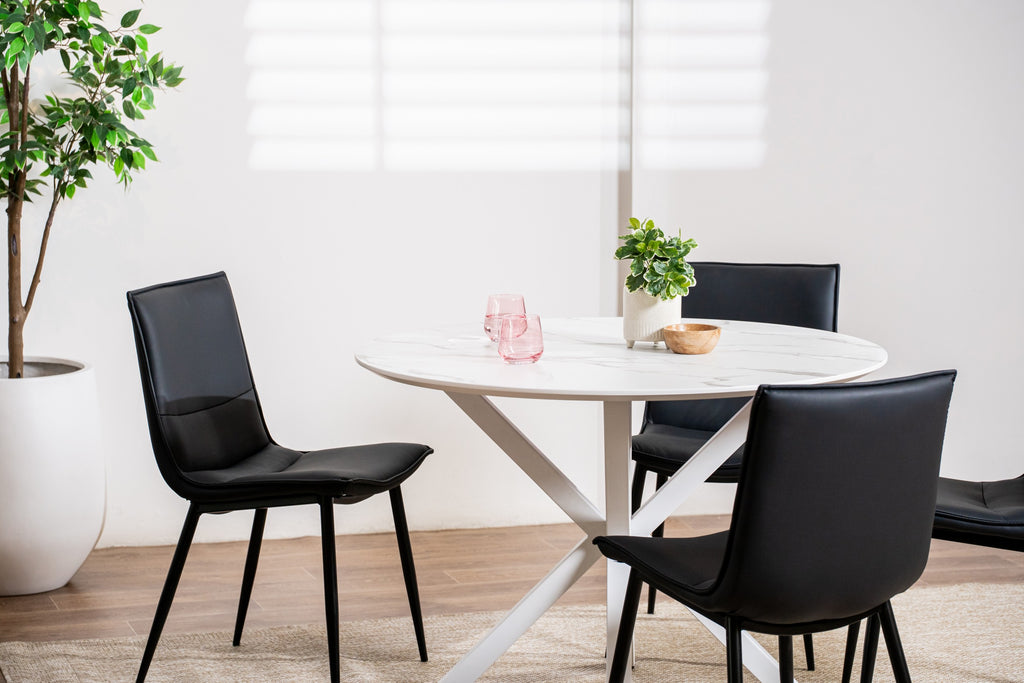 Maison Dining Table White Marble