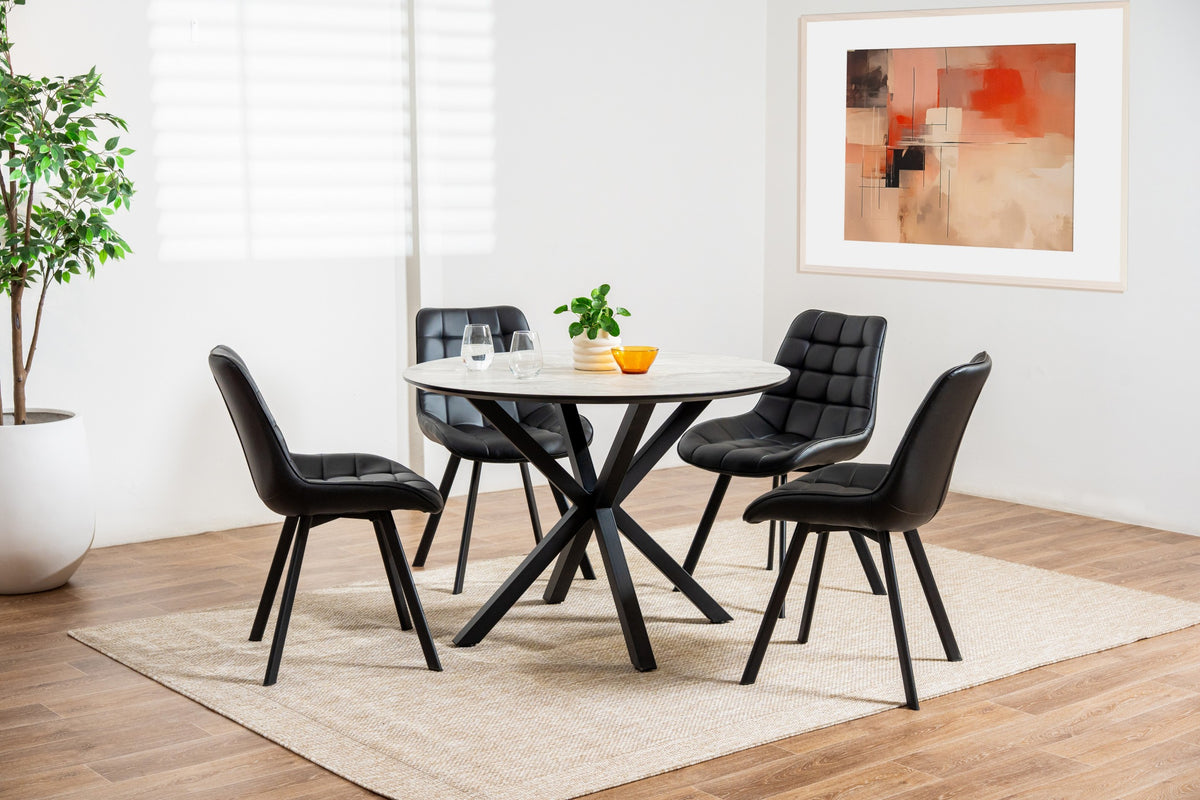 Forvella Dining Chair Black (Set of 2)