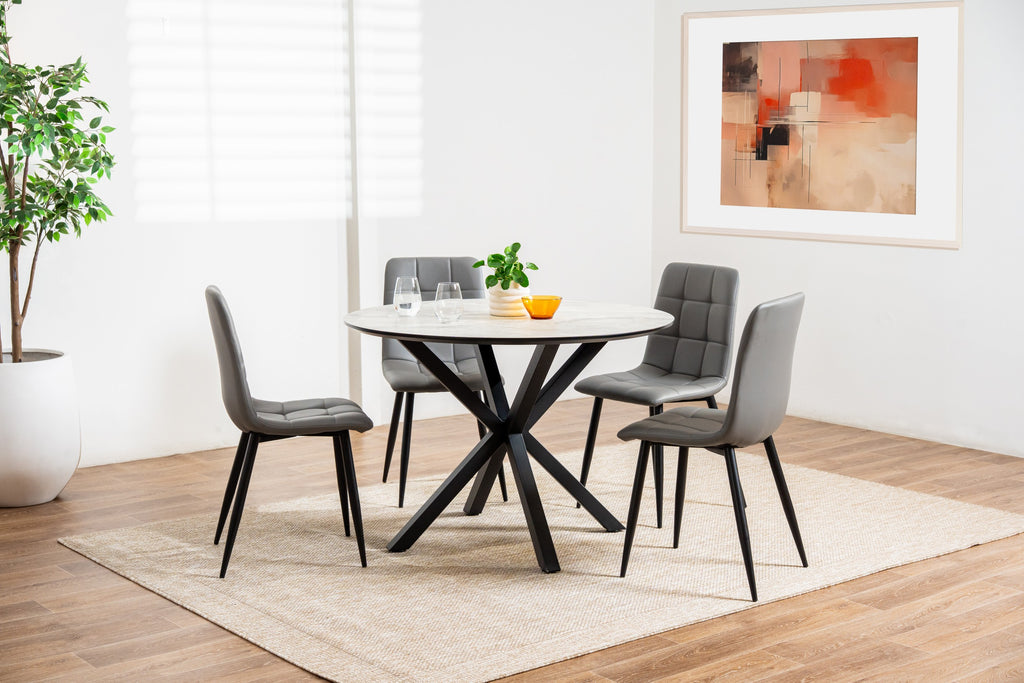 Maison Dining Table Grey Cloud