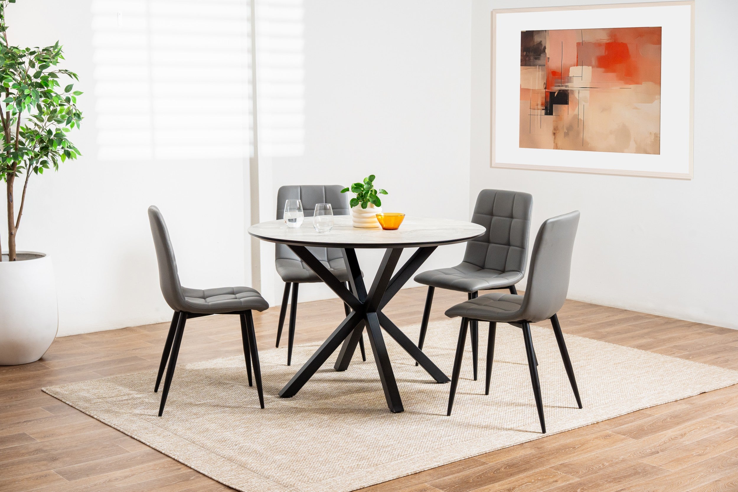 Maison Dining Table Grey Cloud