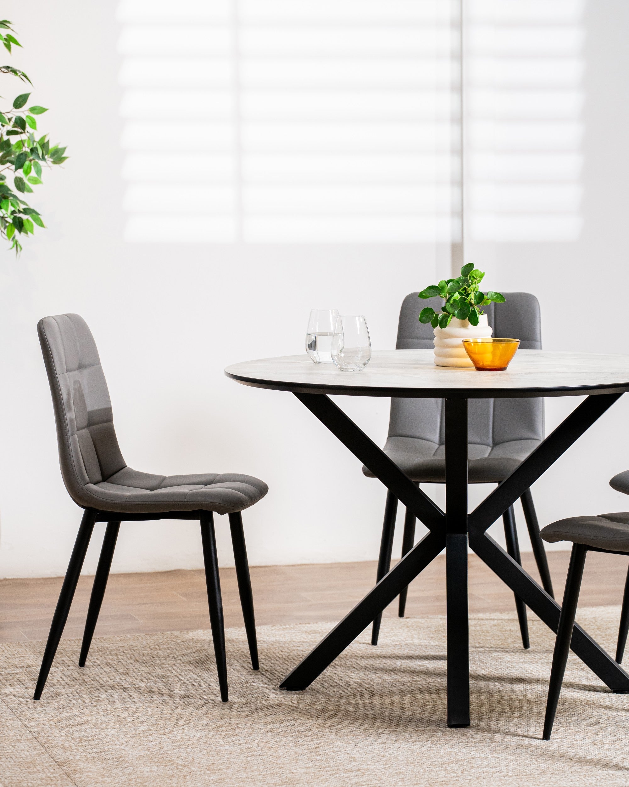 Maison Dining Table Grey Cloud