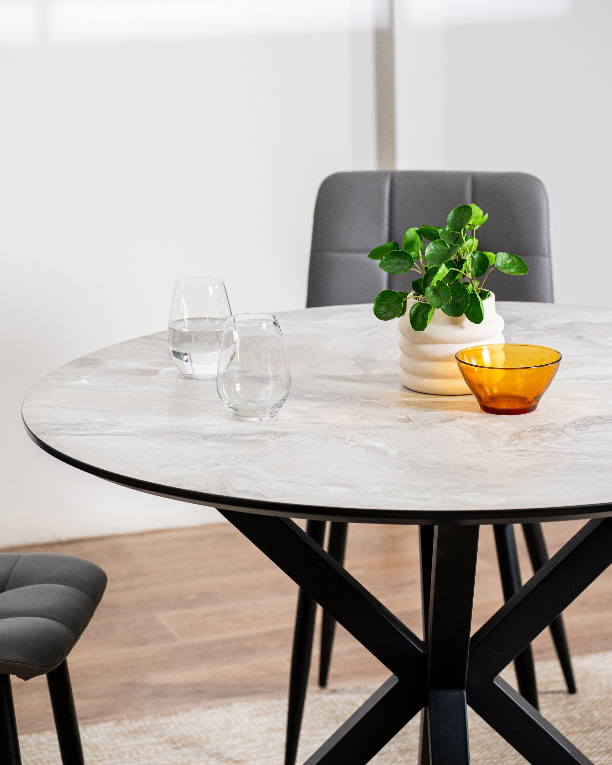 Maison Dining Table Grey Cloud