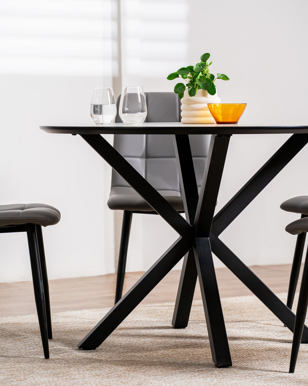 Maison Dining Table Grey Cloud
