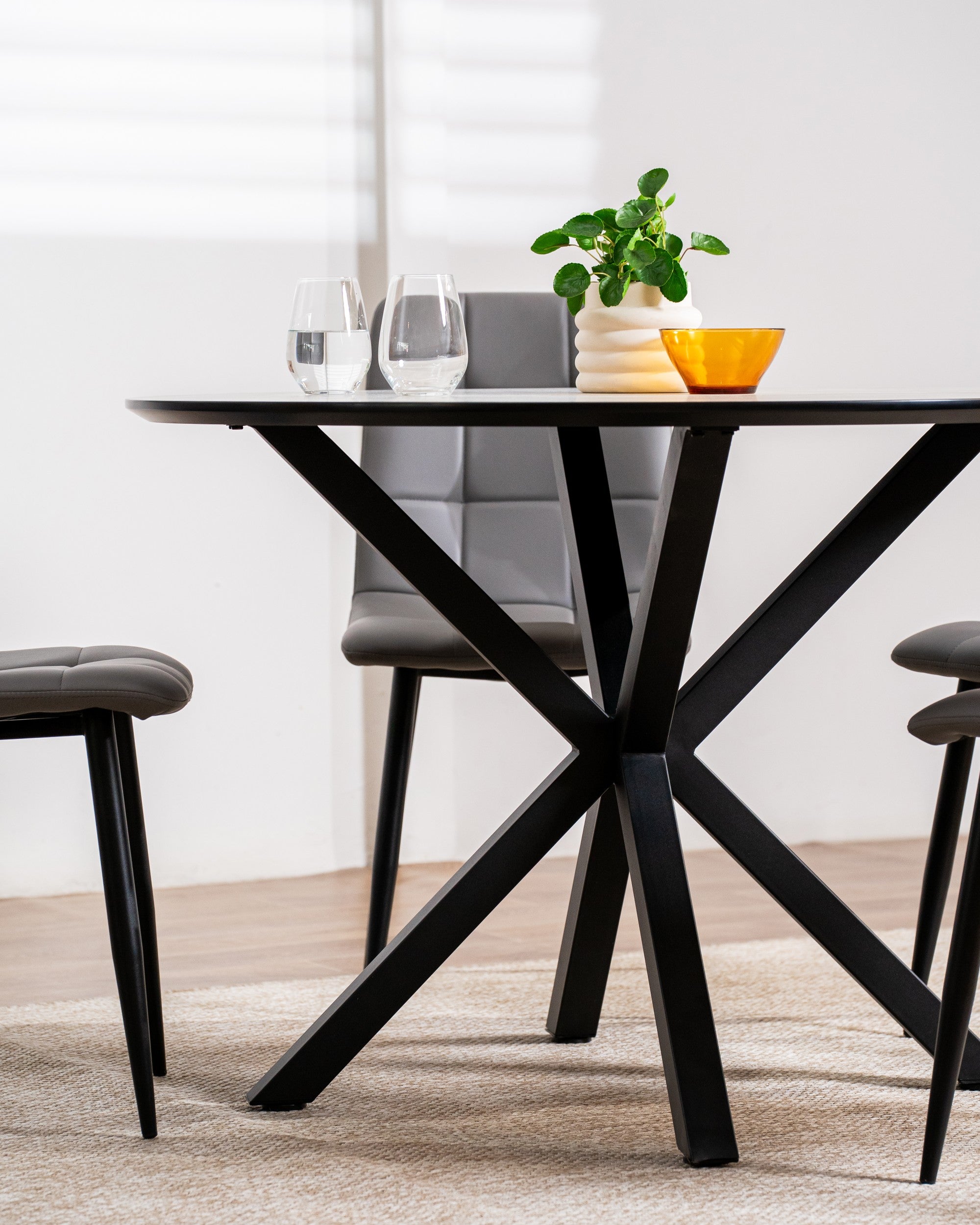 Maison Dining Table Grey Cloud