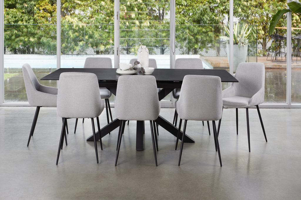 Blizzara Extension Dining Table Blizzard Ceramic