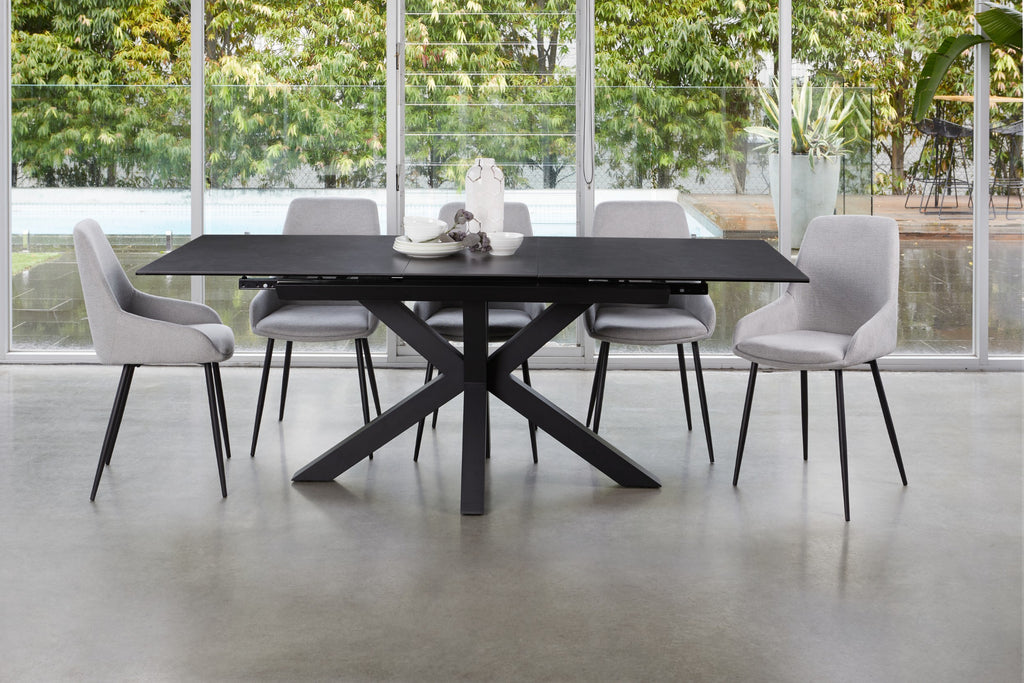 Blizzara Extension Dining Table Blizzard Ceramic