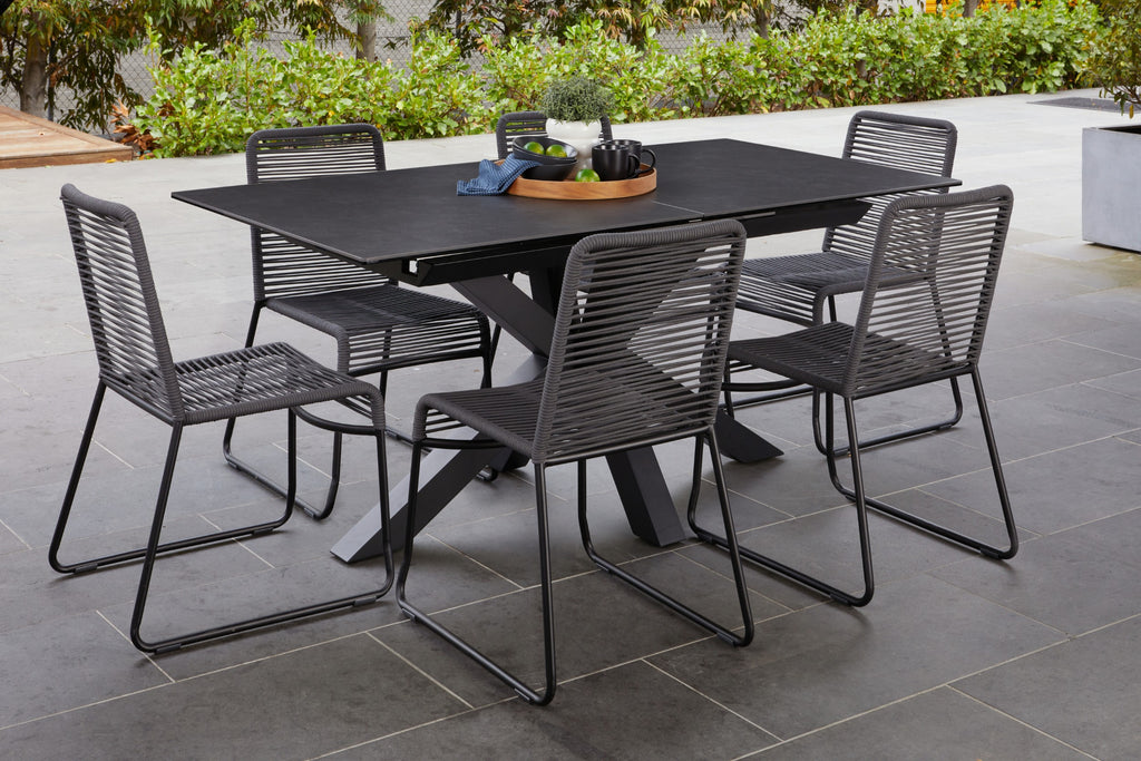 Blizzara Extension Dining Table Blizzard Ceramic