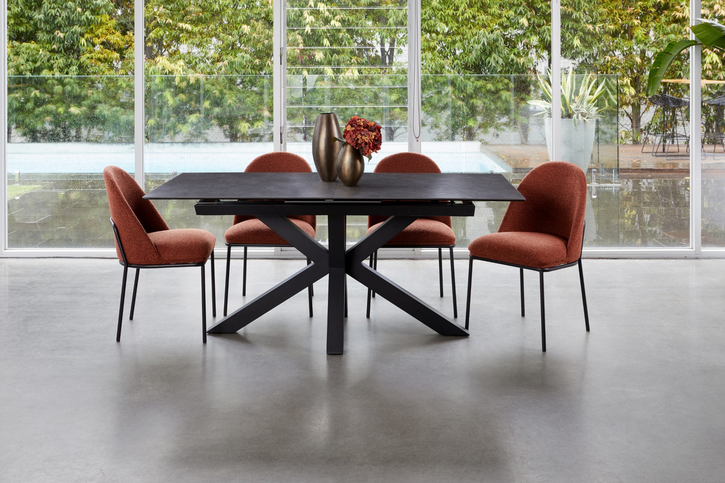 Blizzara Extension Dining Table Blizzard Ceramic