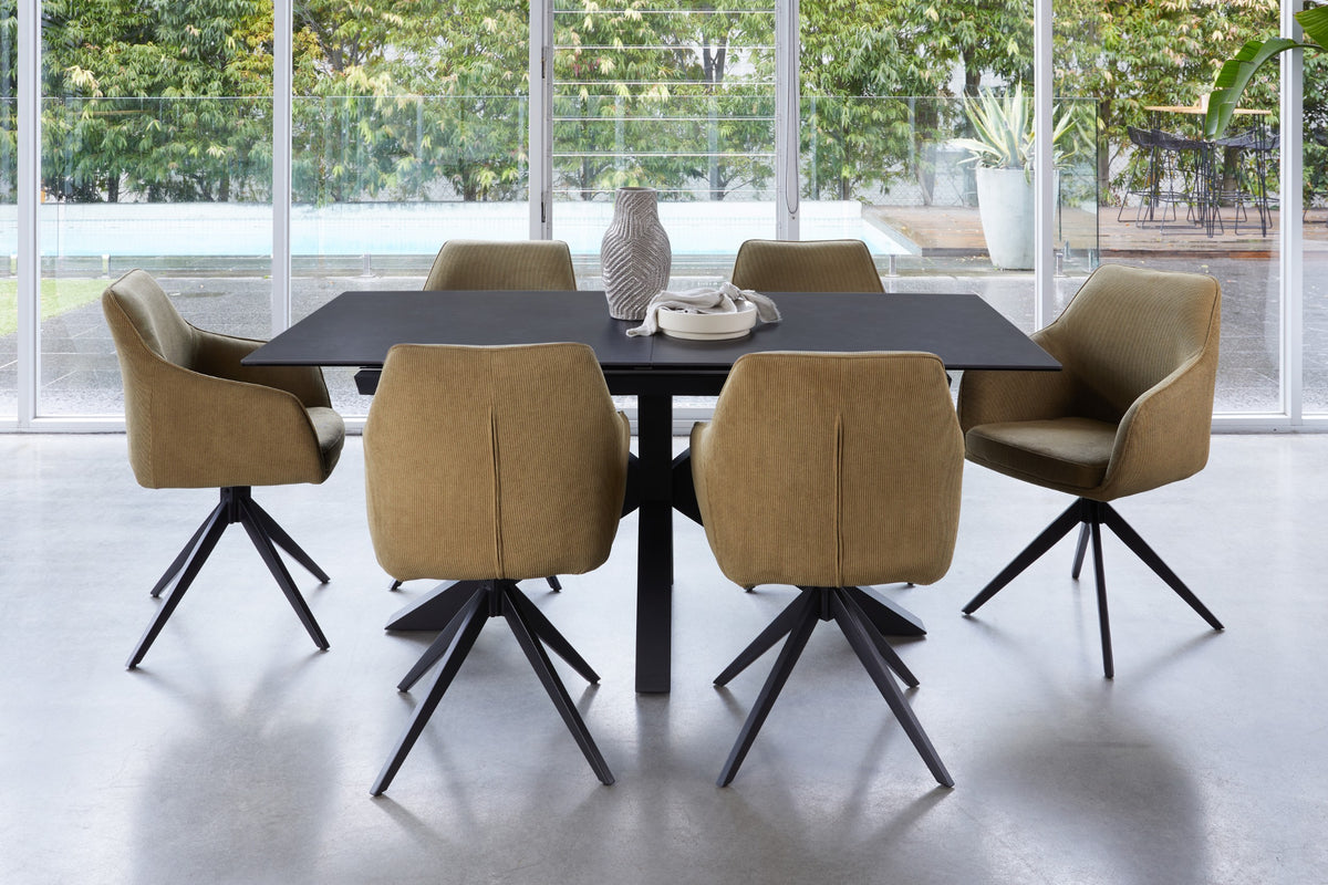 Orvello Rotation Dining Chair Olive (Set of 2)