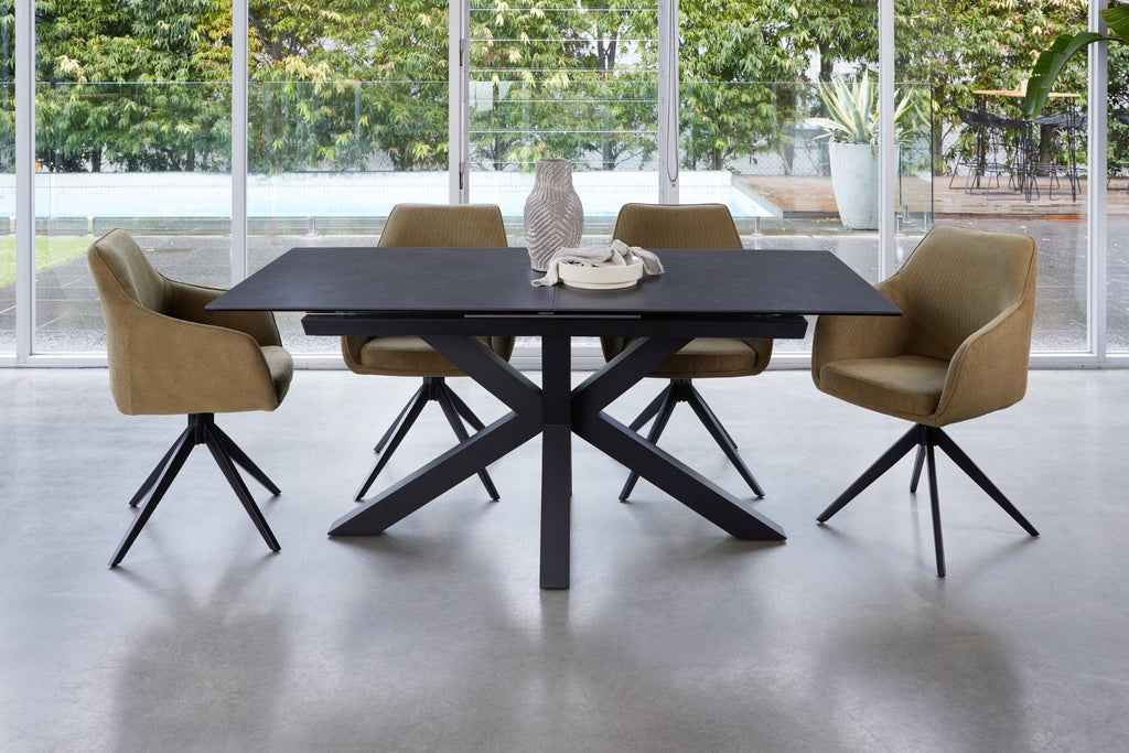 Blizzara Extension Dining Table Blizzard Ceramic