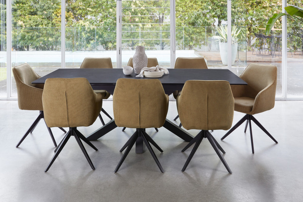 Blizzara Extension Dining Table Blizzard Ceramic