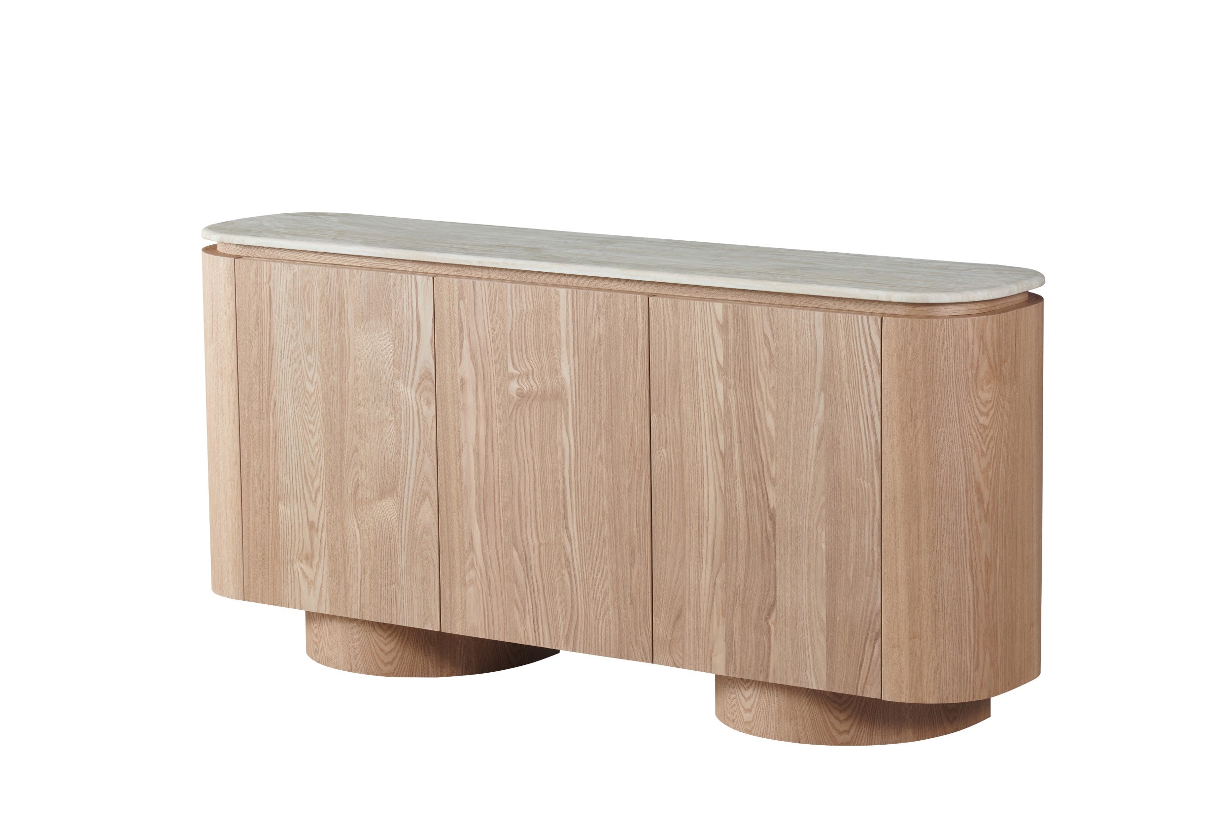 Varello Buffet White Travertine