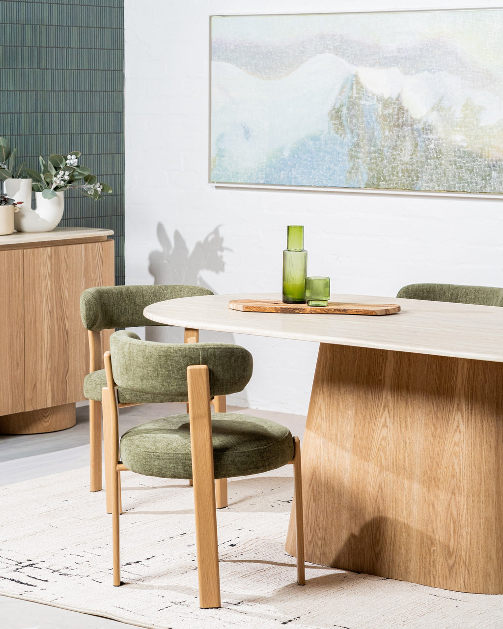 Carmelle Dining Chair Olive (Set of 2)