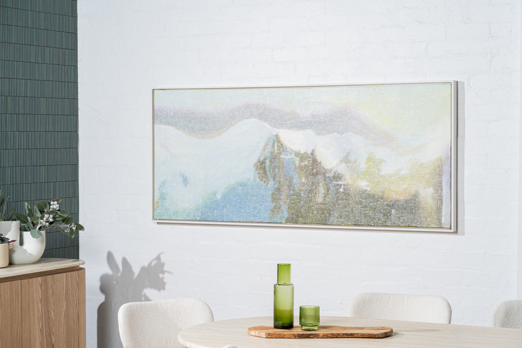 Varello Dining Table White Travertine