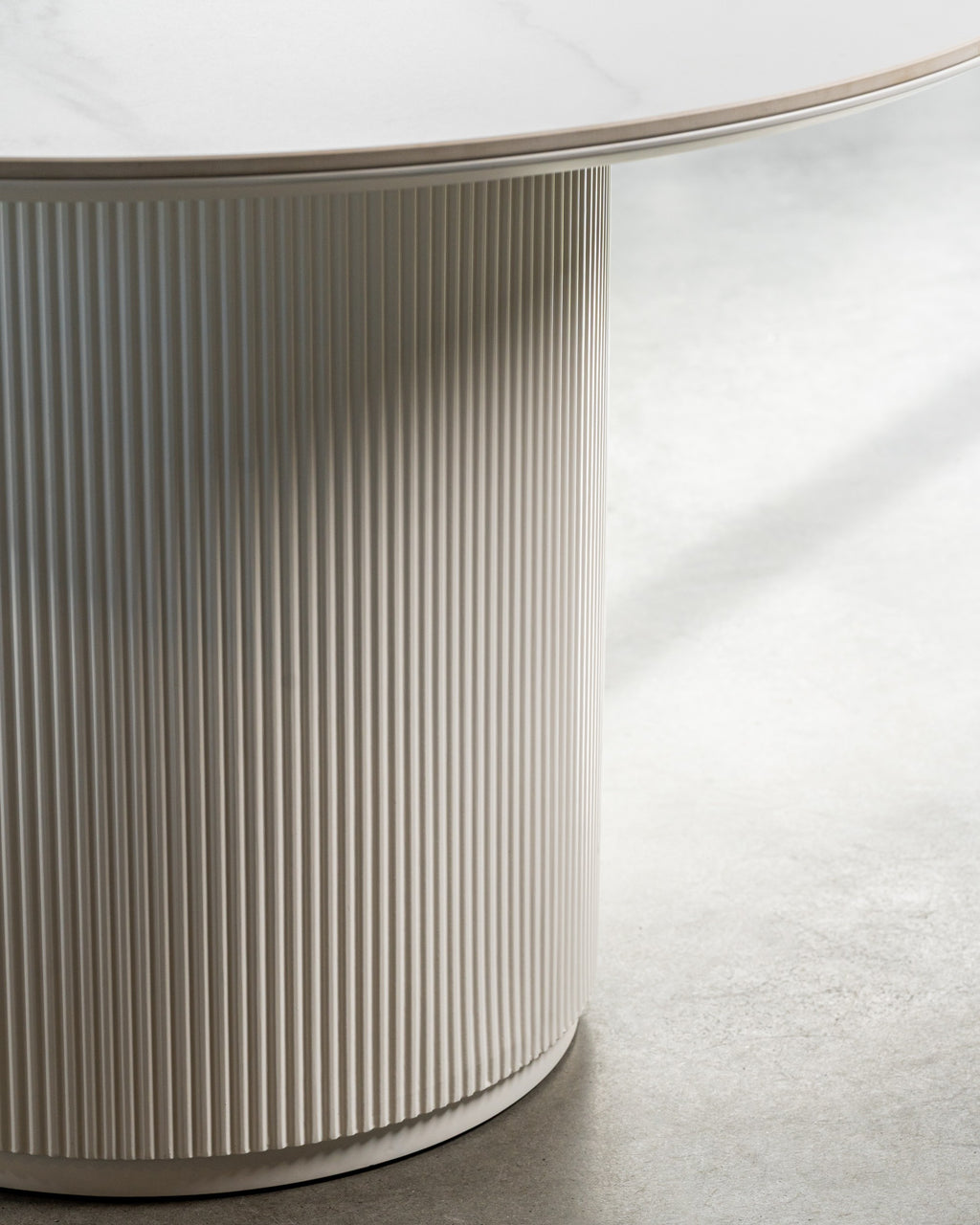 Windmere Dining Table Snow White Ceramic
