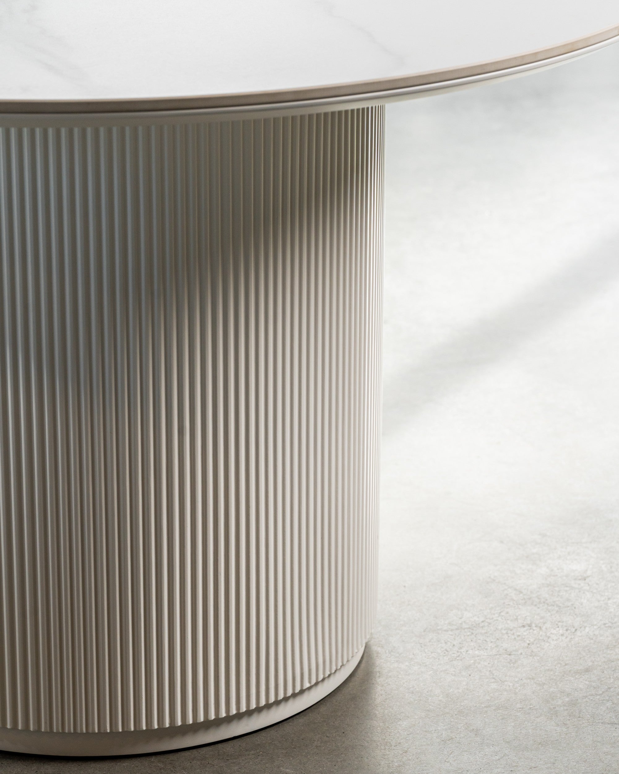 Windmere Dining Table Snow White Ceramic