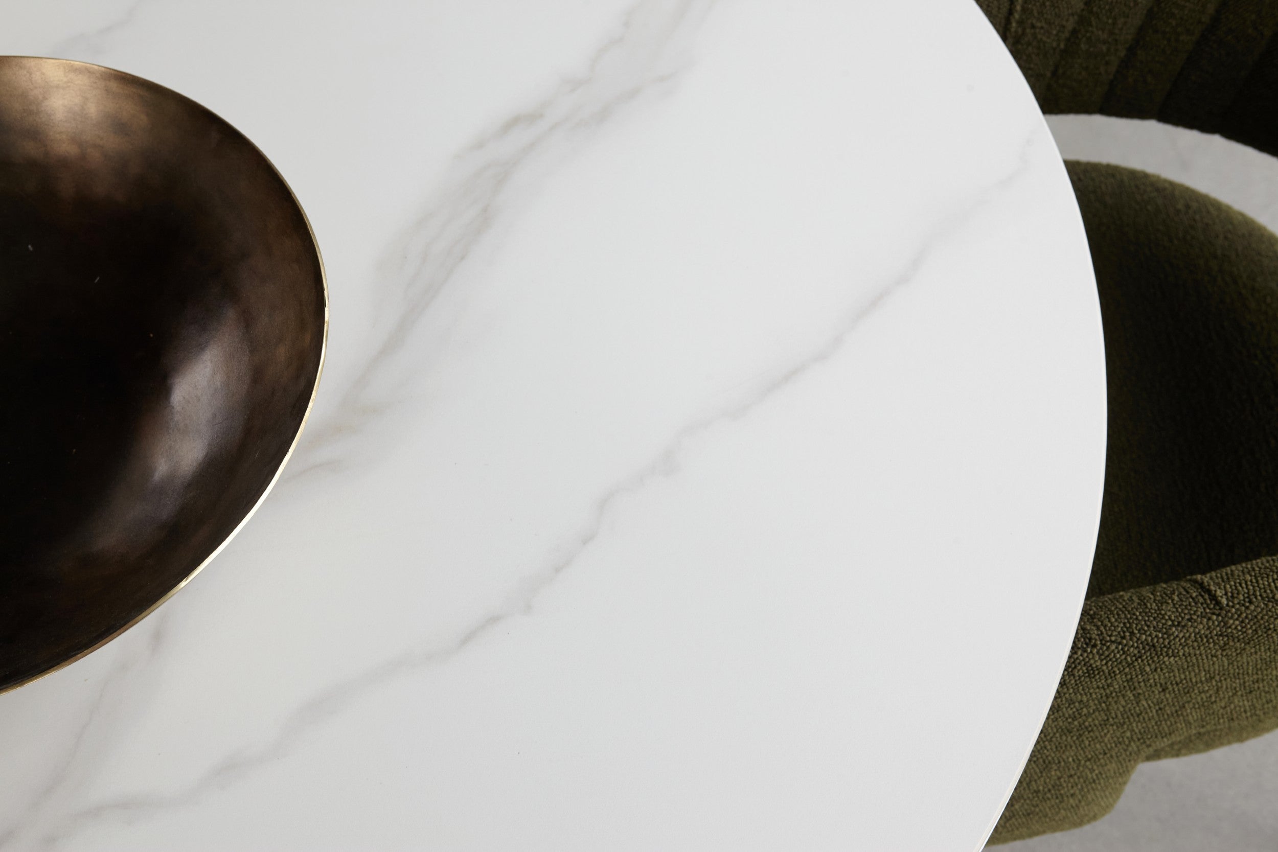 Windmere Dining Table Snow White Ceramic