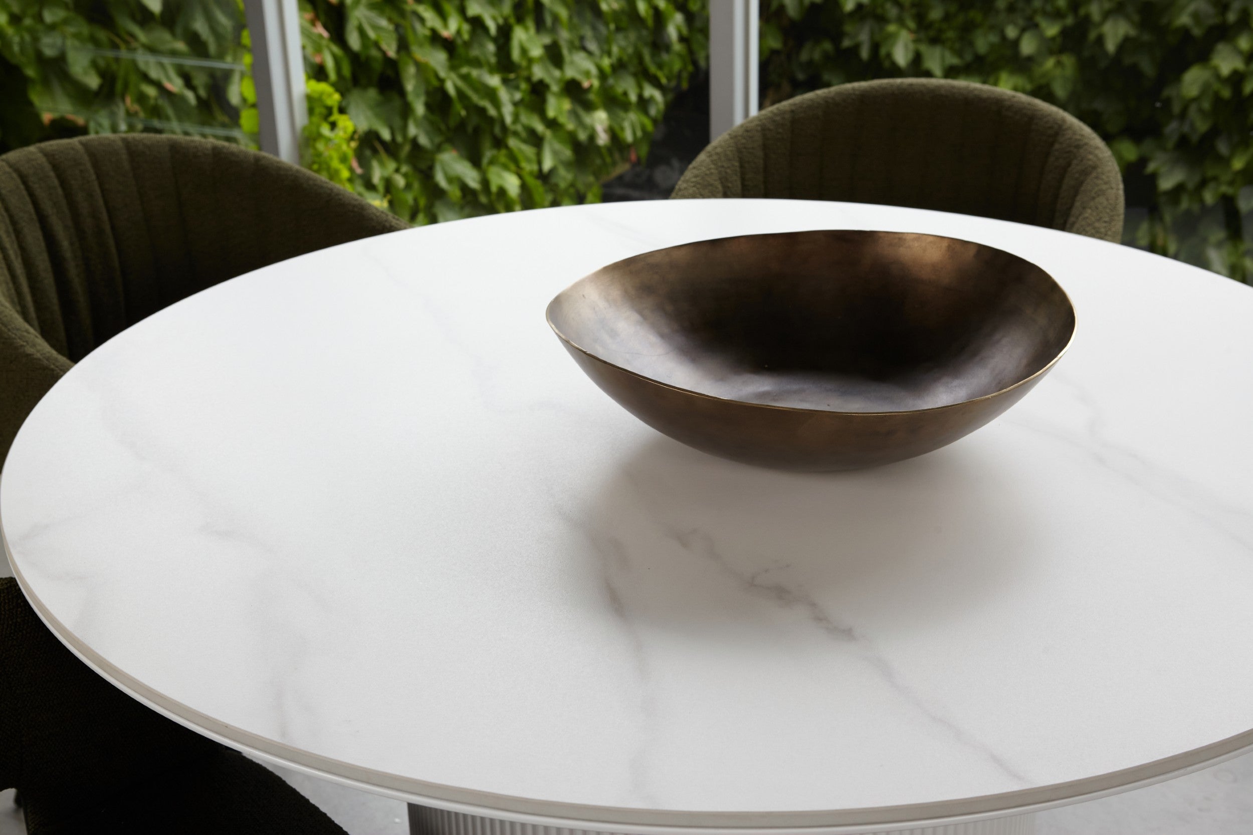 Windmere Dining Table Snow White Ceramic