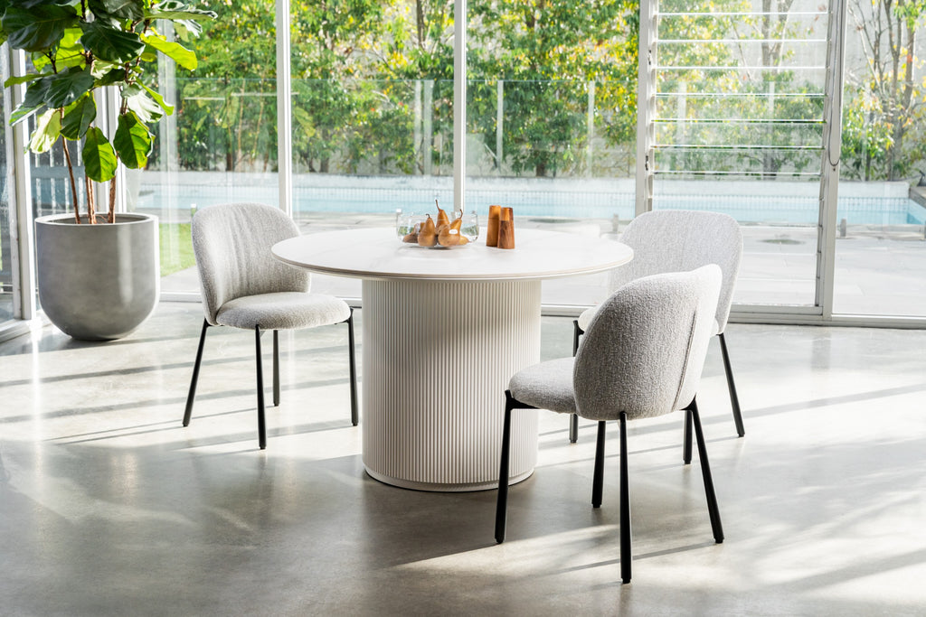 Miyara Dining Chair Oyster White (Set of 2)