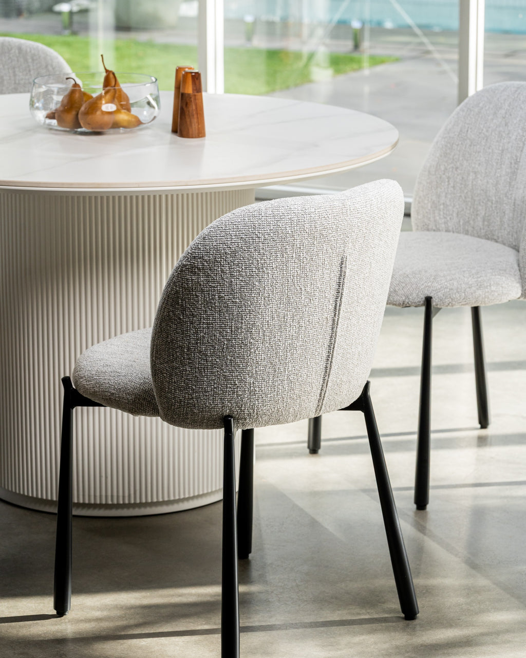Miyara Dining Chair Oyster White (Set of 2)
