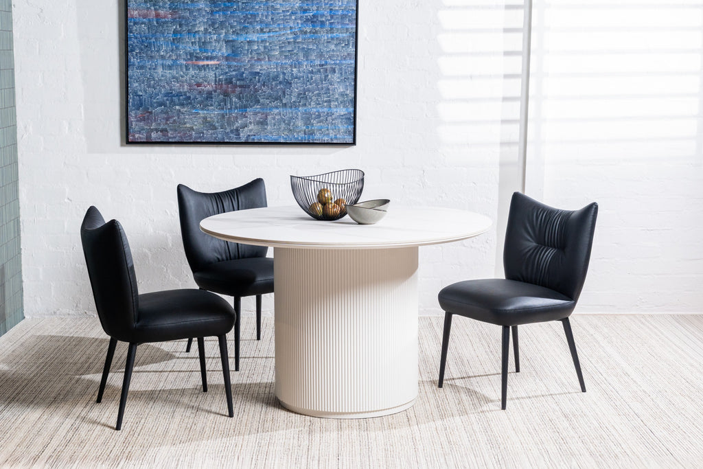 Windmere Dining Table Snow White Ceramic