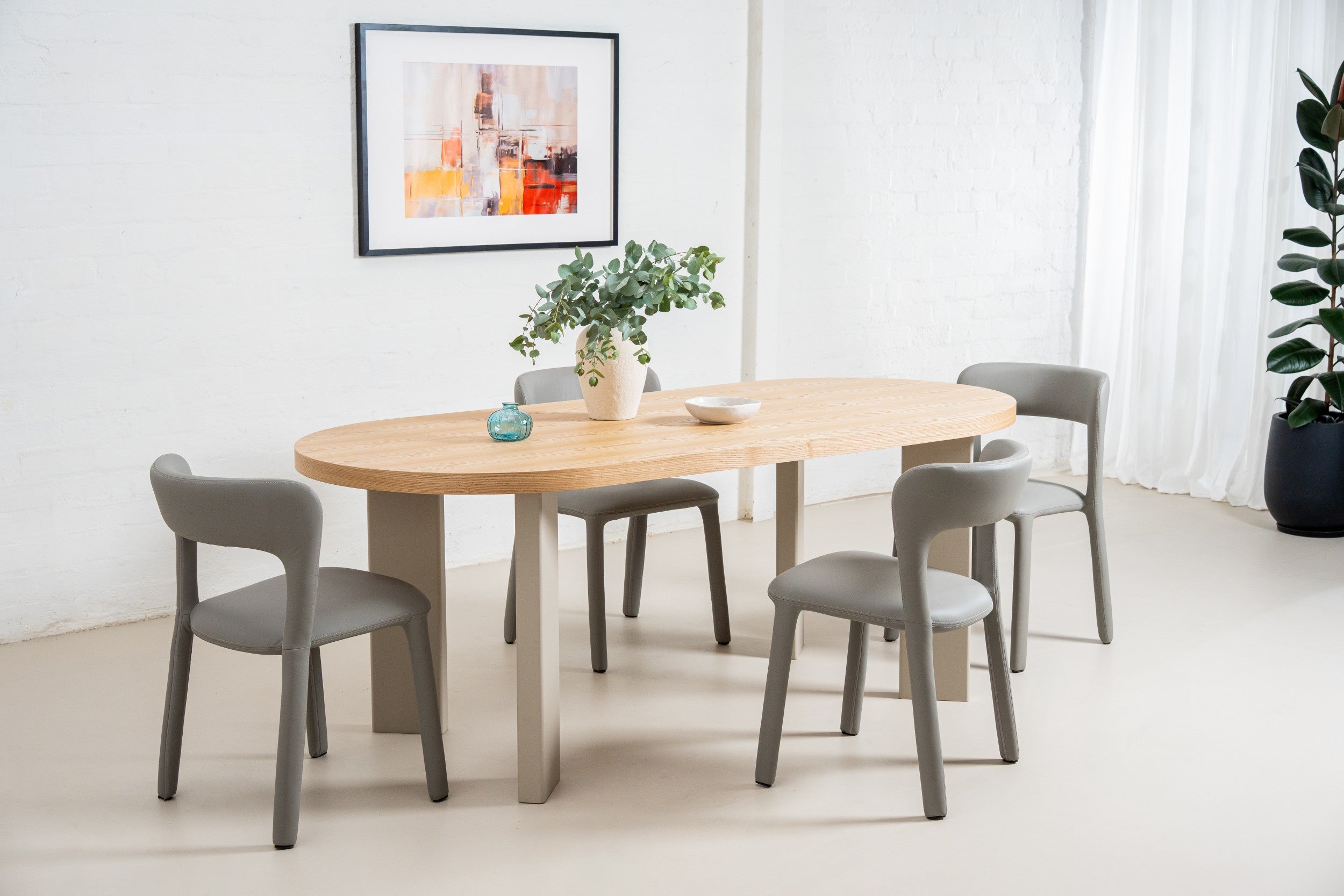 Iberia Dining Chair Grey (Set of 2)