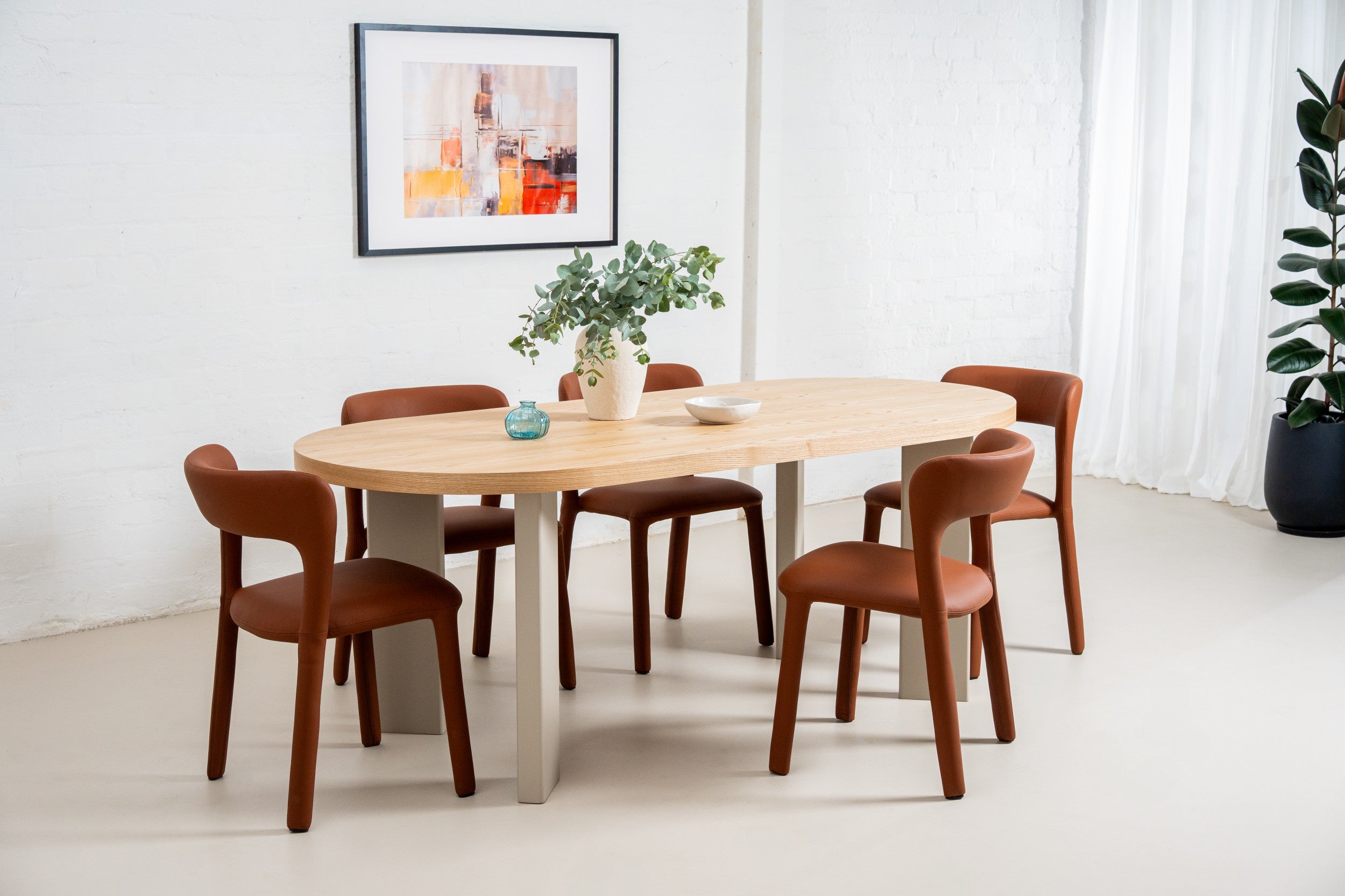 Iberia Dining Chair Tan (Set of 2)