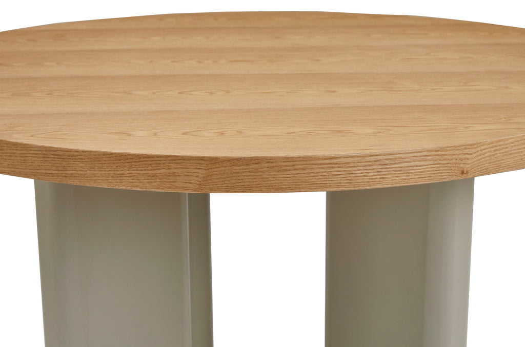 Westwood Round Dining Table Oak / Grey