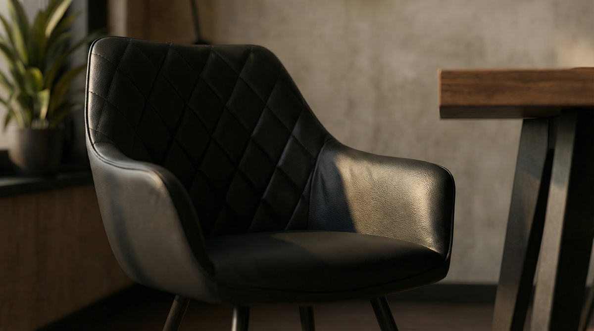Zevaro Dining Chair Black (Set of 2)