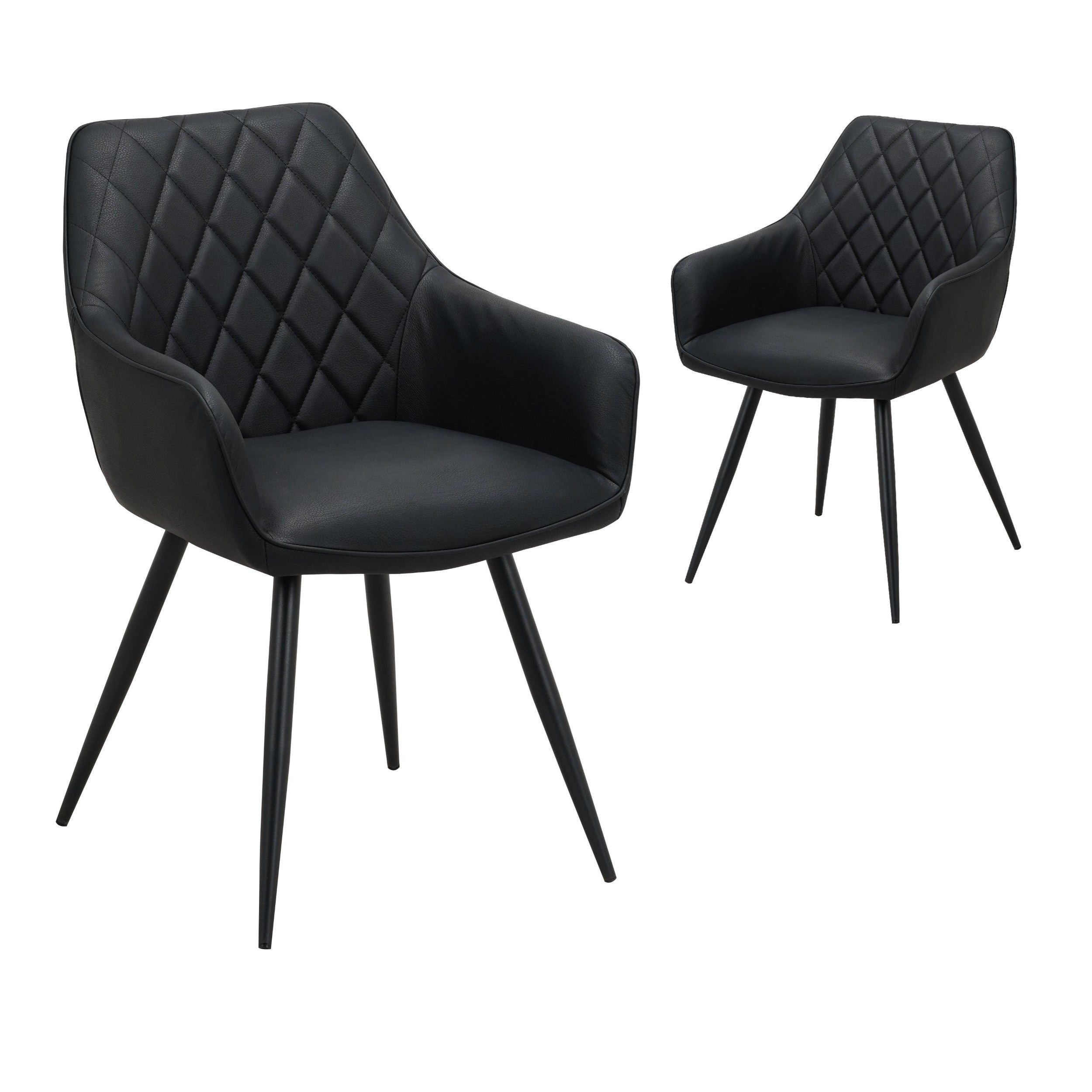 Titan Dining Chair Black (Set of 2)
