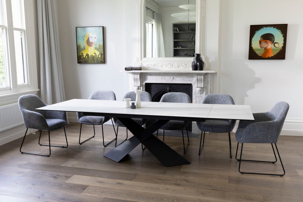 Zara Extension Dining Table Vermont Ceramic