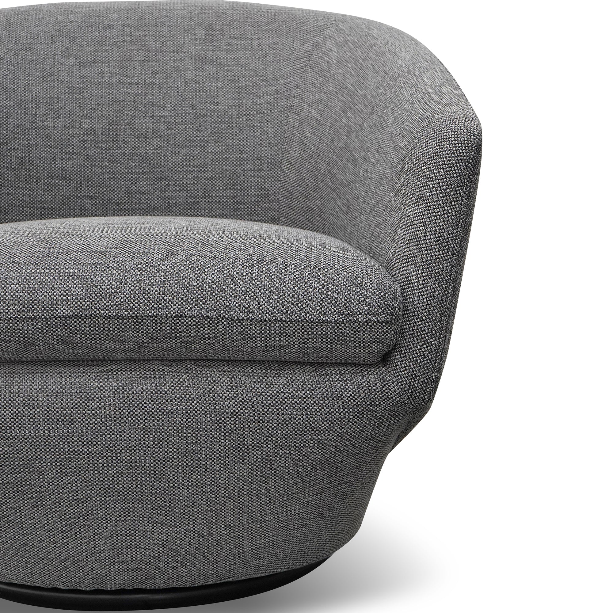 Swivel Ravello Lounge Chair - Graphite Grey