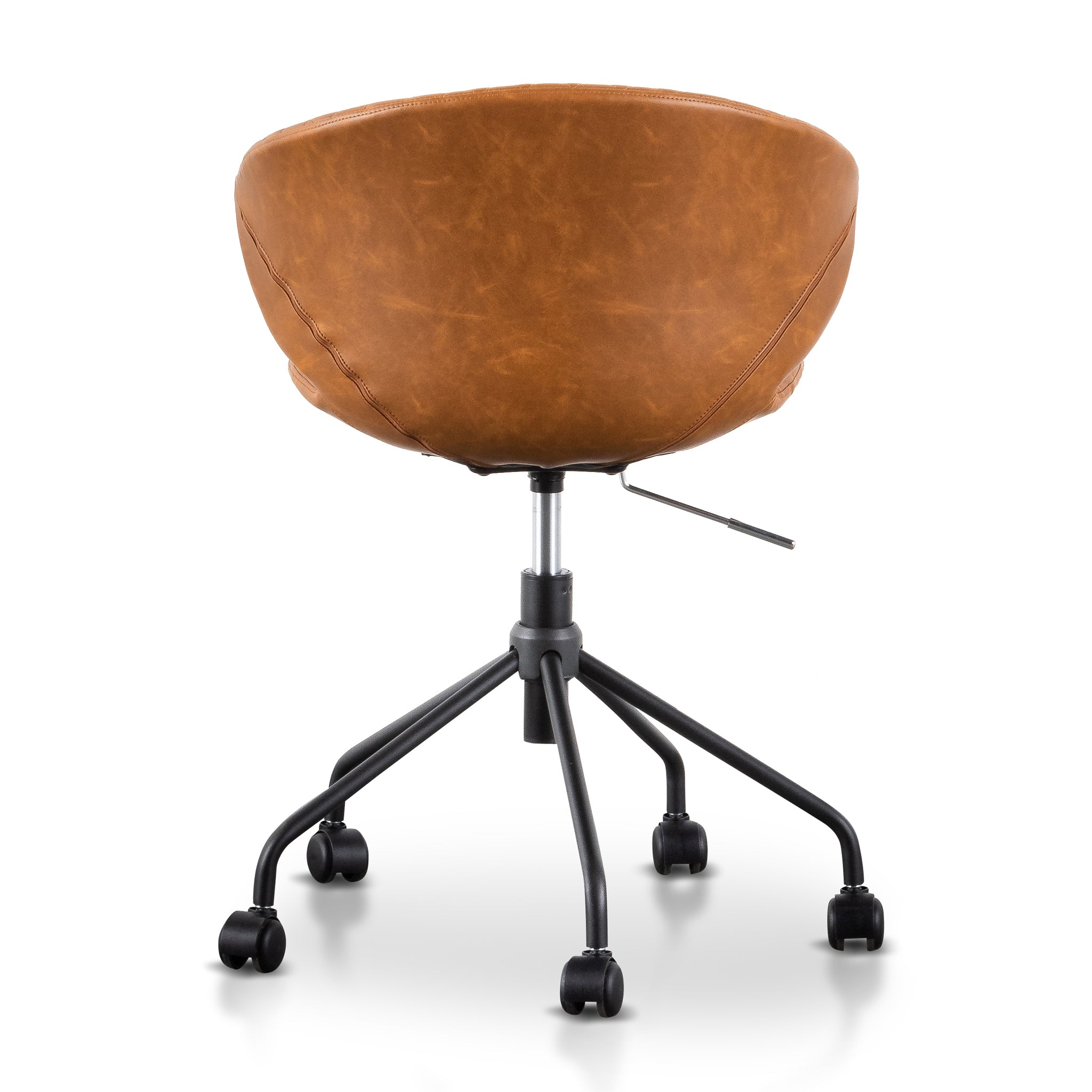 Milano Office Chair - Tan with Black Base