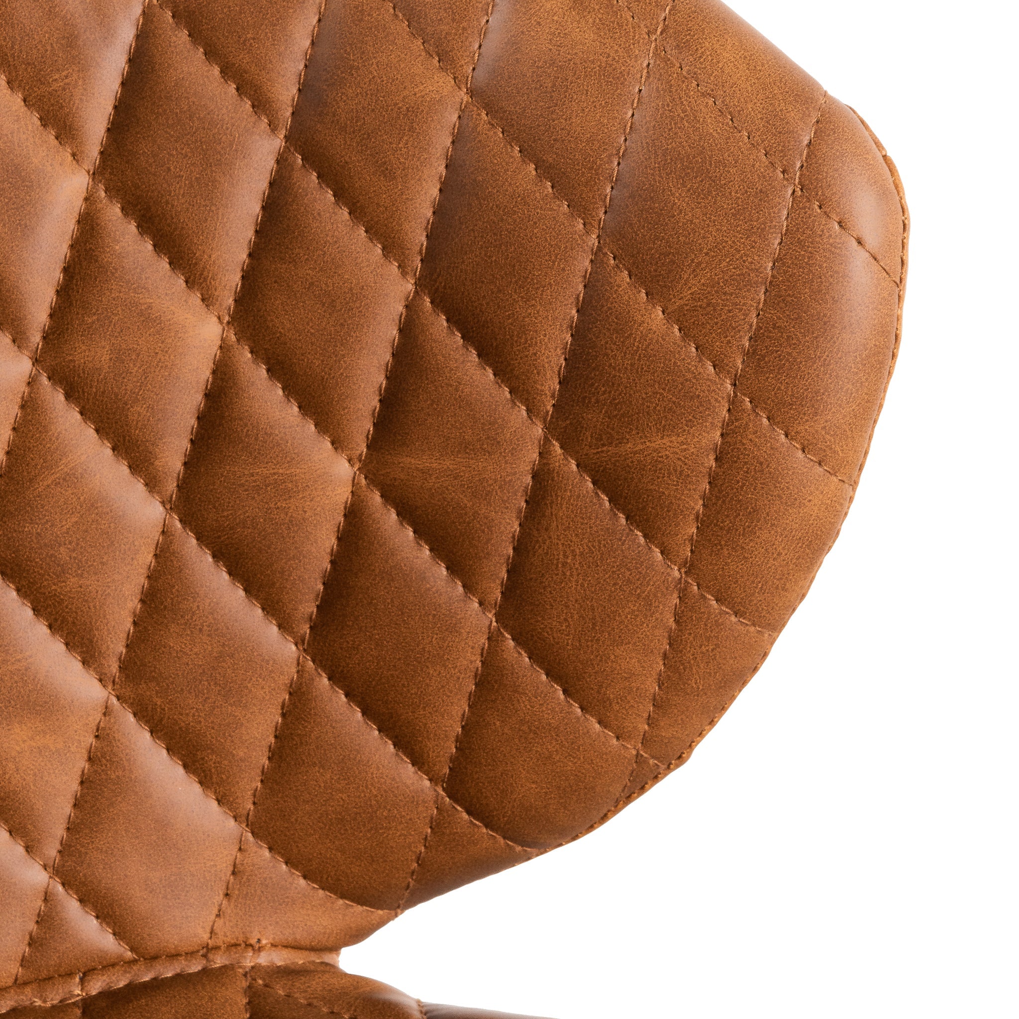 Milano Office Chair - Tan with Black Base