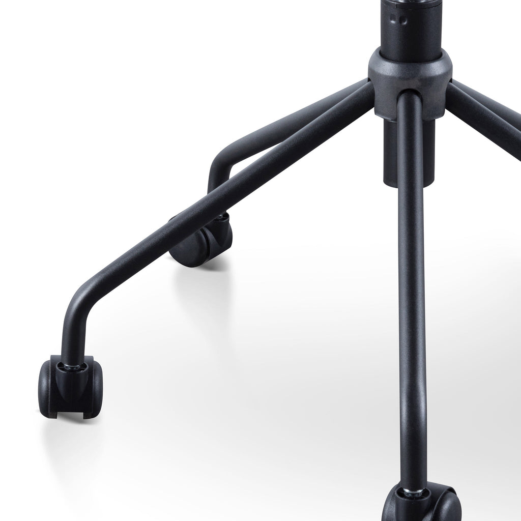 Milano Office Chair - Tan with Black Base