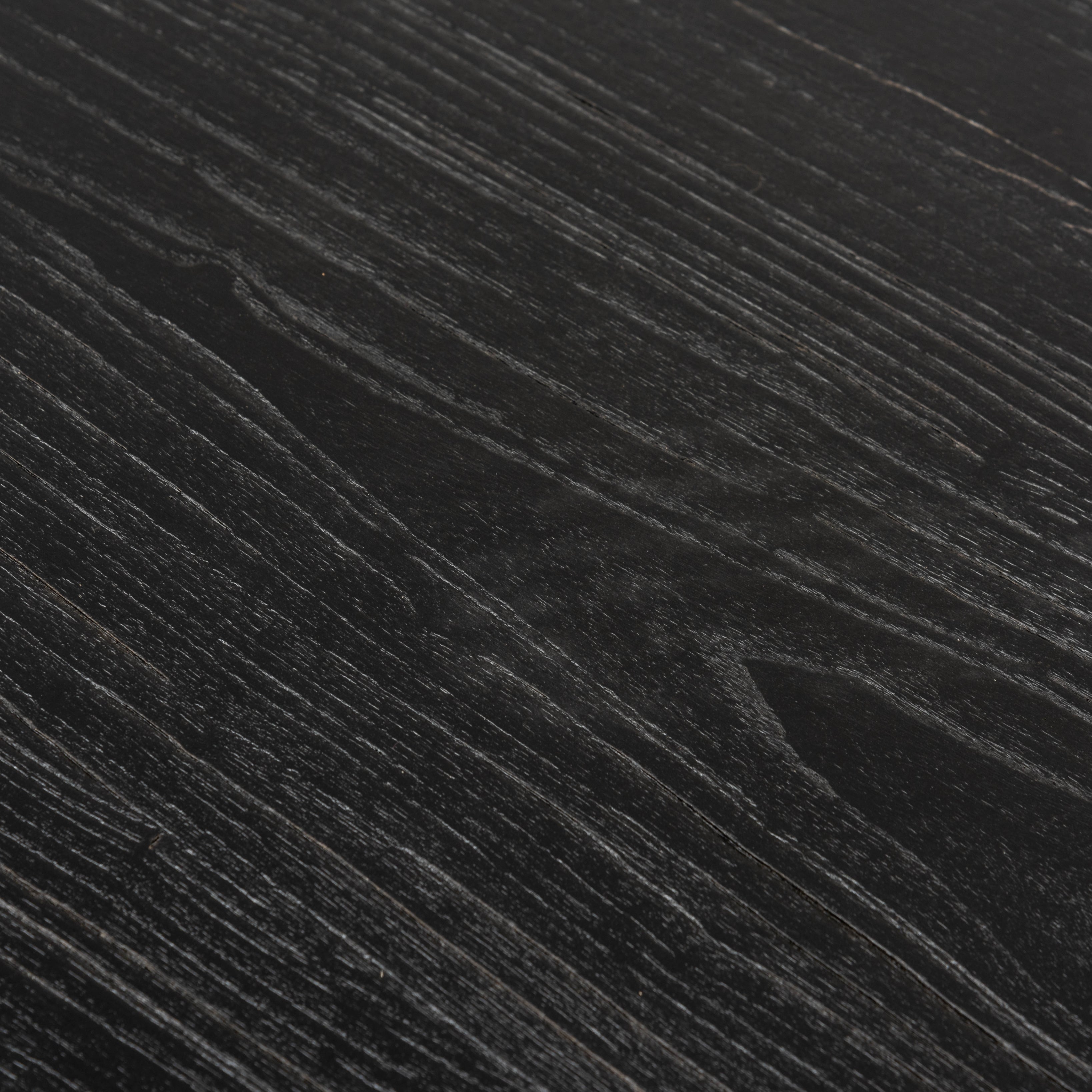Reclaimed 140cm Round Siena Dining Table - Rustic Black