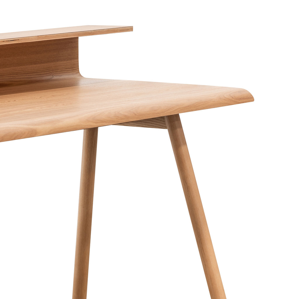 Wooden Milano Home Office Desk - Natural