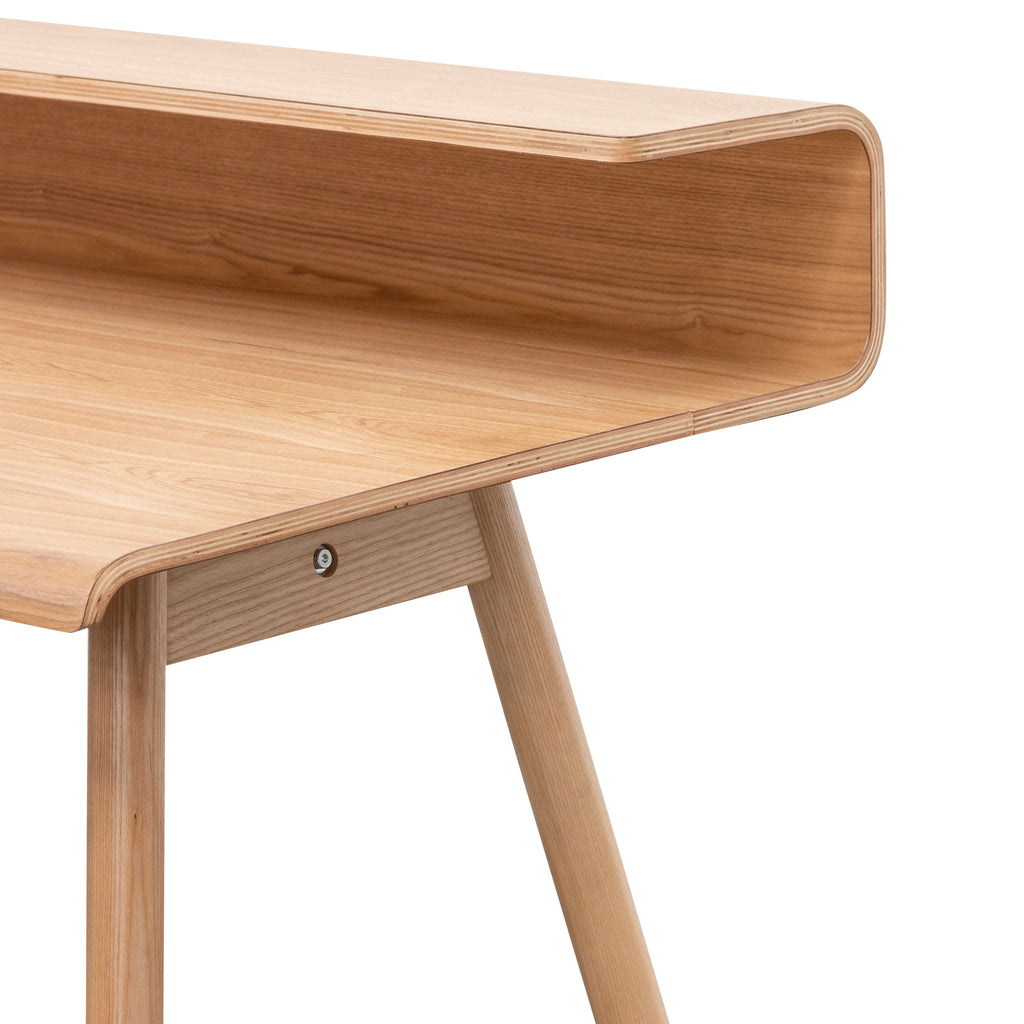Wooden Milano Home Office Desk - Natural
