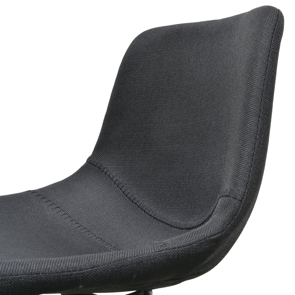 65cm Amalfi Bar Stool - Black (Set of 2)