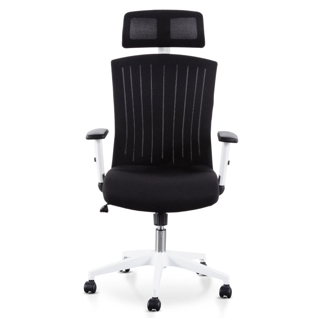 Milano Office Chair - Black and White