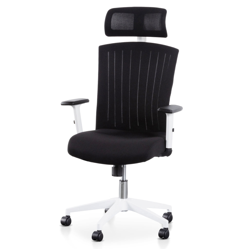 Milano Office Chair - Black and White