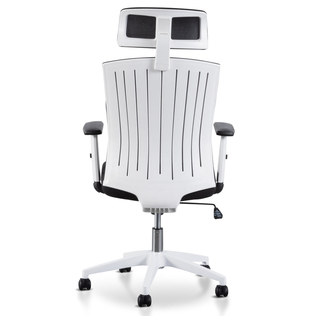 Milano Office Chair - Black and White
